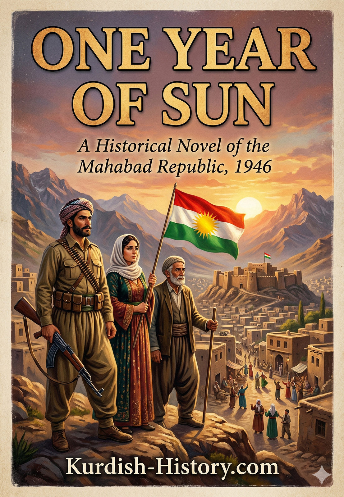 One Year of Sun: A Historical Novel of the Mahabad Republic, 1946 cover