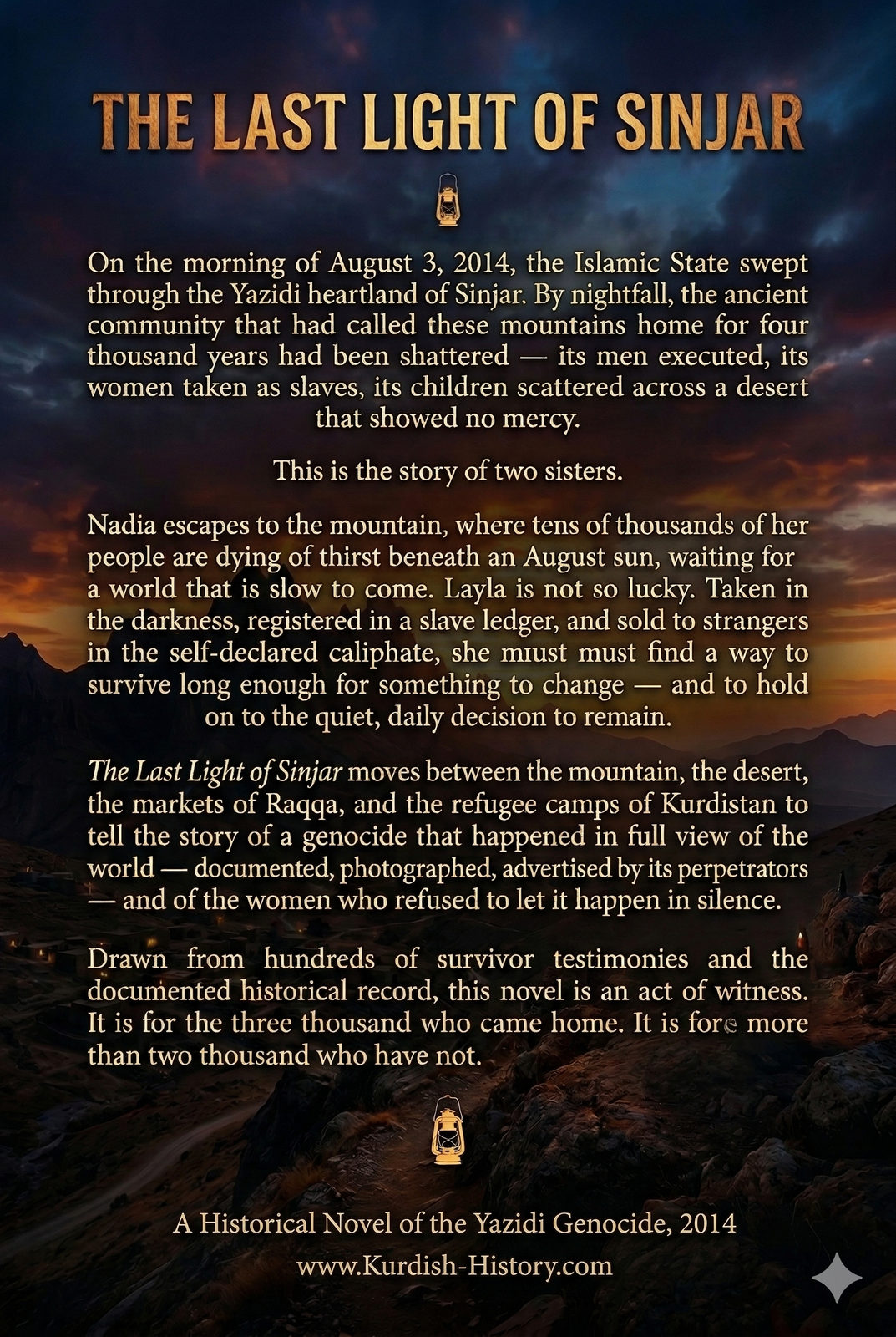 The Last Light Of Sinjar cover
