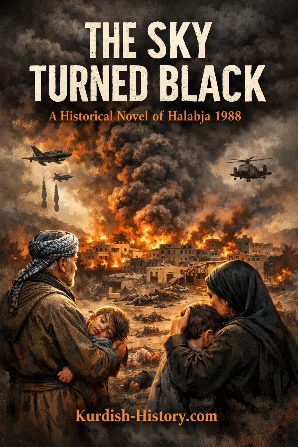 The Sky Turned Black: A Historical Novel of Halabja, 1988 cover